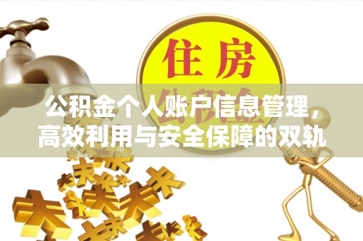 利州公积金个人账户信息管理，高效利用与安全保障的双轨并行