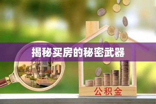 利州揭秘买房的秘密武器