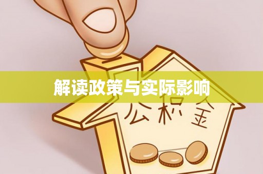 利州解读政策与实际影响
