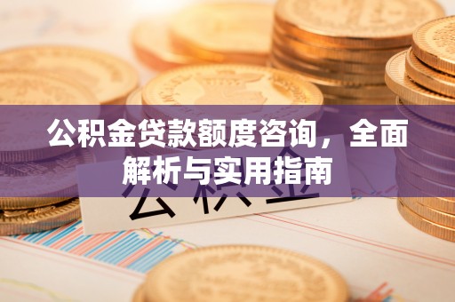 利州公积金贷款额度咨询，全面解析与实用指南