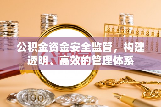 利州公积金资金安全监管，构建透明、高效的管理体系