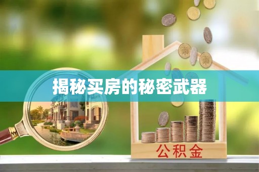 利州揭秘买房的秘密武器