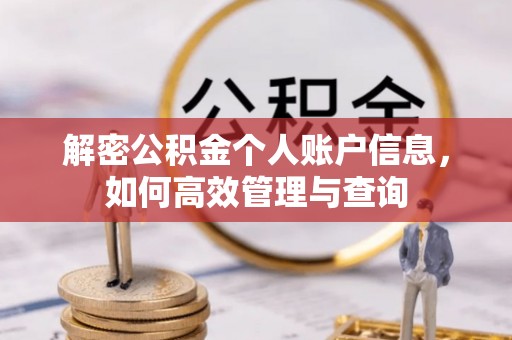 利州解密公积金个人账户信息，如何高效管理与查询