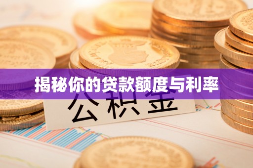 利州揭秘你的贷款额度与利率