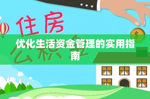 利州优化生活资金管理的实用指南