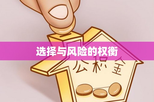 利州选择与风险的权衡