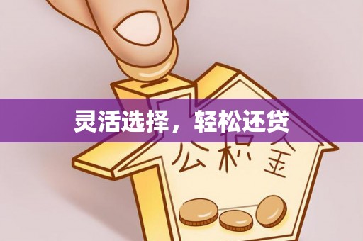 利州灵活选择，轻松还贷