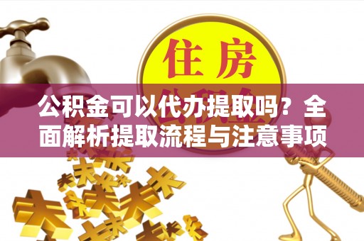 利州公积金可以代办提取吗？全面解析提取流程与注意事项