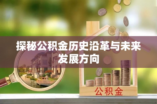 利州探秘公积金历史沿革与未来发展方向