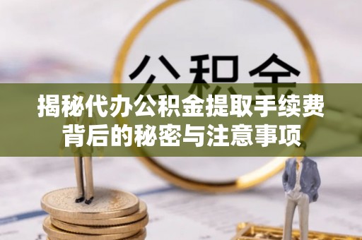 利州揭秘代办公积金提取手续费背后的秘密与注意事项