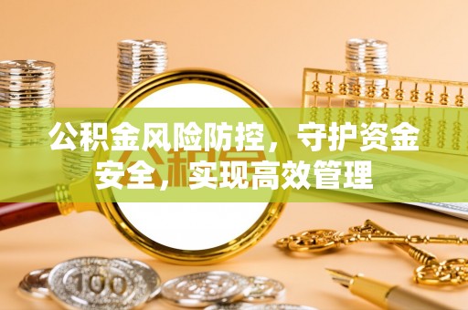 利州公积金风险防控，守护资金安全，实现高效管理
