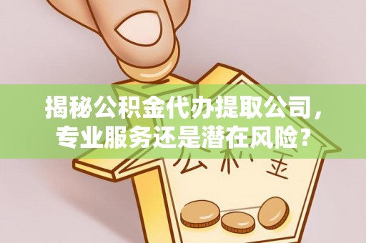 利州揭秘公积金代办提取公司，专业服务还是潜在风险？