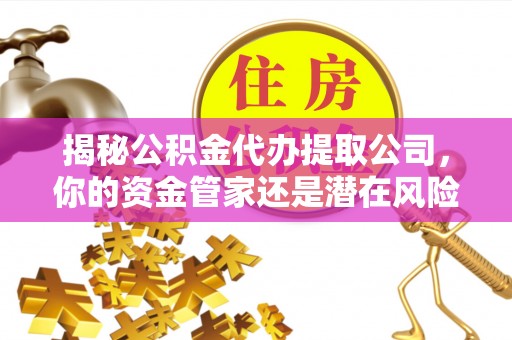 利州揭秘公积金代办提取公司，你的资金管家还是潜在风险？